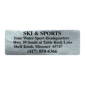 Ski & Sports Custom Label
