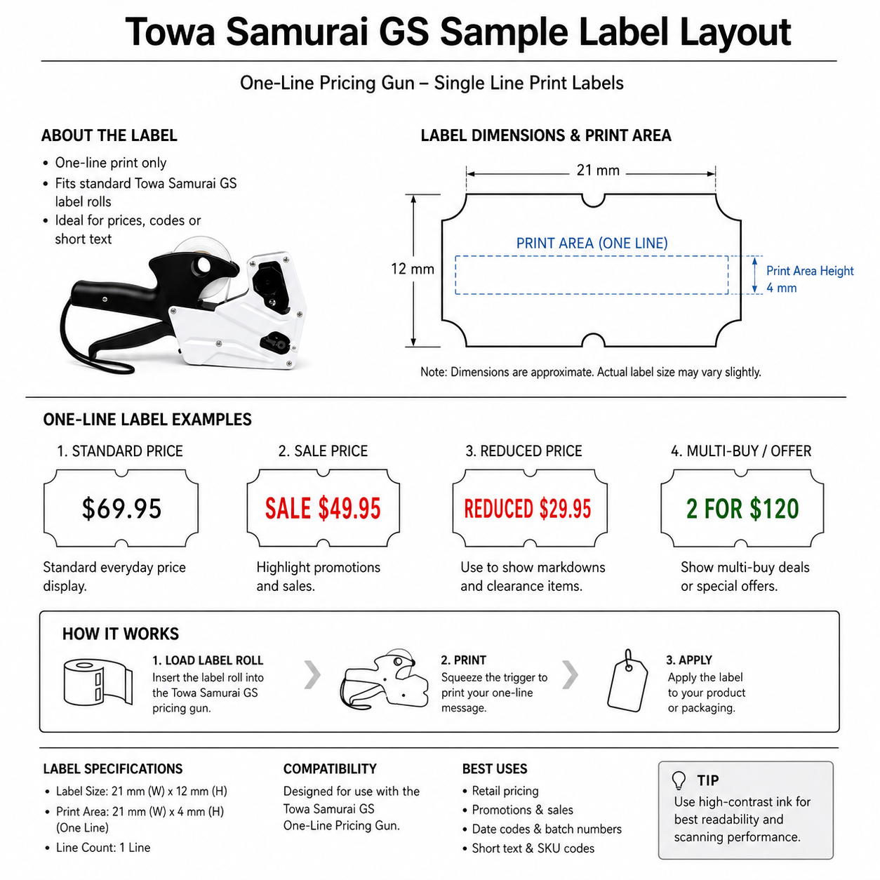 Towa Samurai GS Price Gun - Image 7