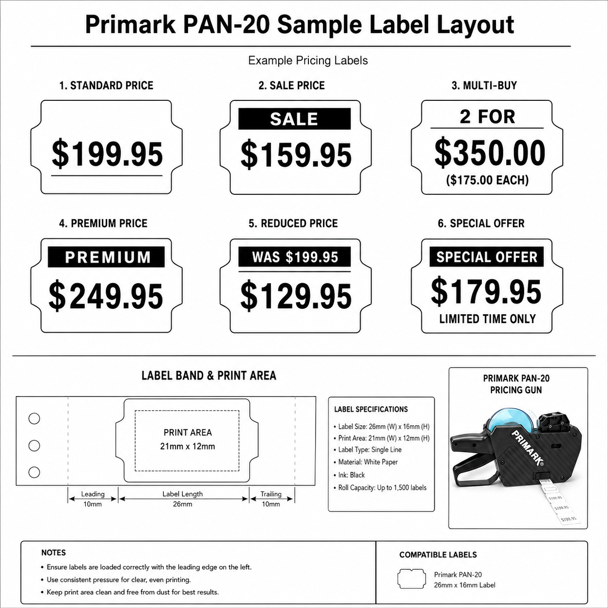 Primark P20 Pricing Gun - Image 5