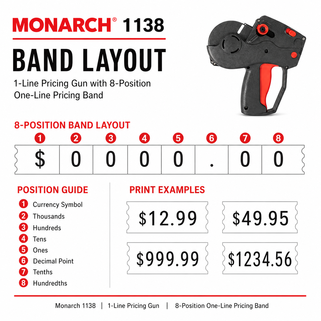 Monarch 1138 Price Gun - Image 6
