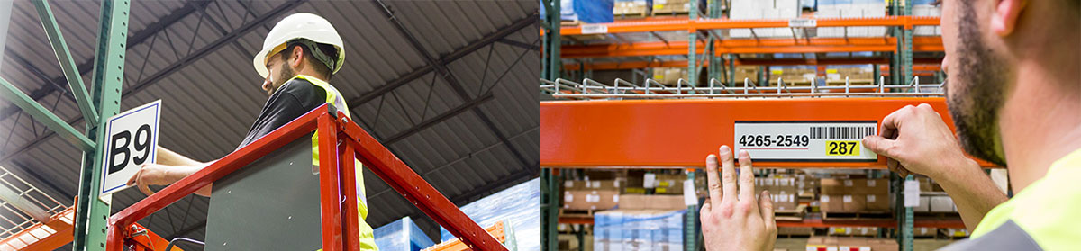 Warehouse Racking Labels